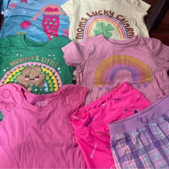 Jumping Beans Kids wardrobe  Set - Pink, Green, Purple - Picture 1 of 8